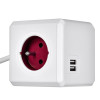 Przedłużacz allocacoc PowerCube Extended USB 2402RD/FREUPC (1,5m; kolor czerwony)-9834157