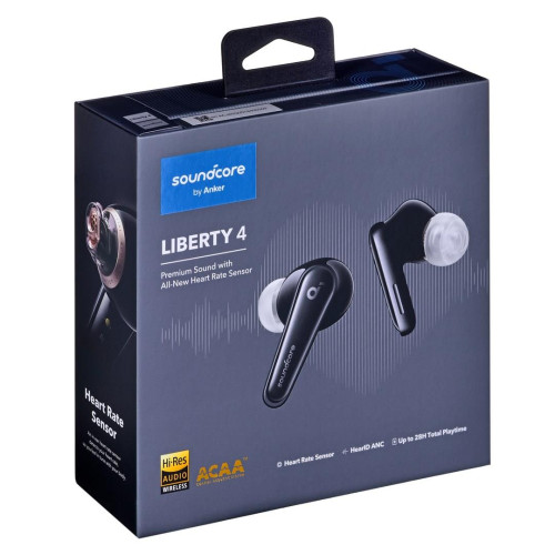 Słuchawki bezprzewodowe Soundcore Liberty 4 Czarne-9850527