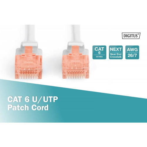 Patch cord U/UTP kat.6 PVC 10m szary-9856798