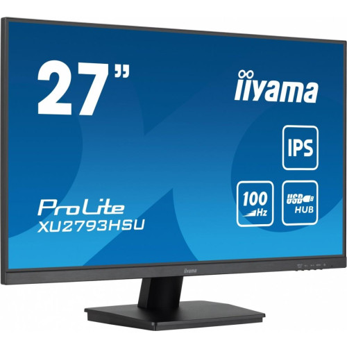 Monitor Prolite XU2793HSU-B6 27 cali IPS.HDMI.DP.2x2W.USBx2.FHD.SLIM.100Hz-9856985