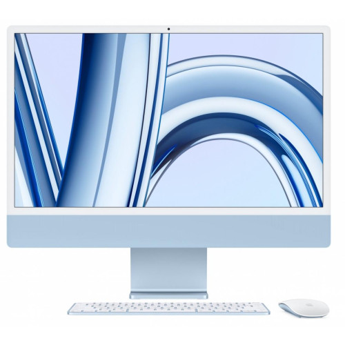 iMac 24 cale: M3 8/10, 8GB, 512GB SSD - Niebieski-9857012