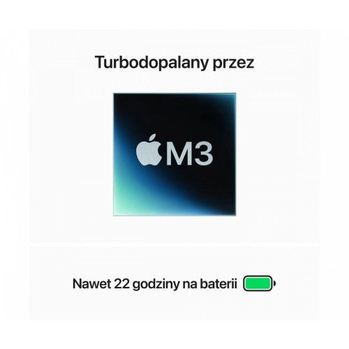MacBook Pro 14,2 cali: M3 8/10, 8GB, 1TB - Srebrny-9857063