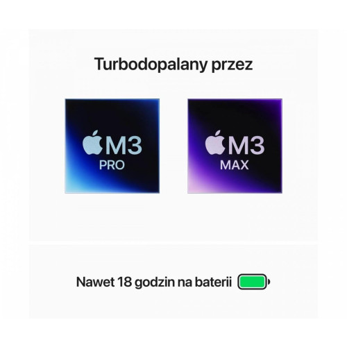 MacBook Pro 14,2 cali: M3 Pro 12/18, 18GB, 1TB - Gwiezdna czerń-9857097