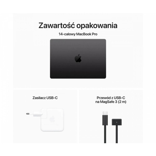 MacBook Pro 16,2 cali: M3 Pro 12/18, 18GB, 512GB - Gwiezdna czerń-9857190