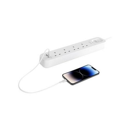 BELKIN LISTWA ZASILAJĄCA 4-PORT + 1XUSB-A, 1XUSB-C 525J-9864670