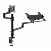 GEMBIRD BIURKOWE REGULOWANE RAMIĘ/UCHWYT NA MONITOR + PODSTAWKA NA NOTEBOOKA 17-32, VESA 100X100MM, DO 8 KG-9880759