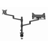 GEMBIRD BIURKOWE REGULOWANE RAMIĘ/UCHWYT NA MONITOR + PODSTAWKA NA NOTEBOOKA 17-32, VESA 100X100MM, DO 8 KG-9880762