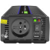 QOLTEC PRZETWORNICA NAPIĘCIA MONOLITH 1200 MS WAVE | 12V NA 230V | 600/1200W | USB-9887644