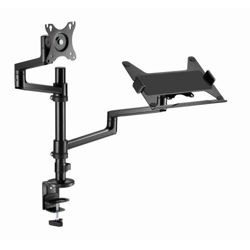 GEMBIRD BIURKOWE REGULOWANE RAMIĘ/UCHWYT NA MONITOR + PODSTAWKA NA NOTEBOOKA 17-32, VESA 100X100MM, DO 8 KG-9880759