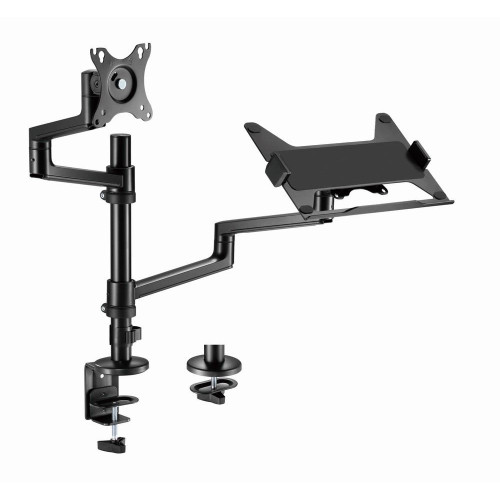 GEMBIRD BIURKOWE REGULOWANE RAMIĘ/UCHWYT NA MONITOR + PODSTAWKA NA NOTEBOOKA 17-32, VESA 100X100MM, DO 8 KG-9880760