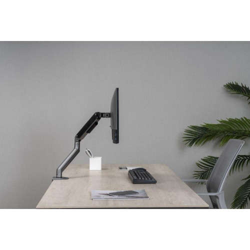 GEMBIRD BIURKOWE REGULOWANE RAMIĘ/UCHWYT NA MONITOR 17-32, VESA 100X100MM, DO 9 KG, KOLOR SZARY-9880781