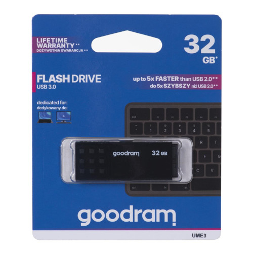 Pendrive GoodRam UME3 UME3-0320K0R11 (32GB; USB 3.0; kolor czarny)-988393