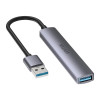 UNITEK HUB USB-A 1XUSB-A 5 GBPS, 3XUSB-A 2.0 ALU-9910687
