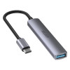 UNITEK HUB USB-C 1XUSB-A 5 GBPS, 3XUSB-A 2.0 ALU-9910700