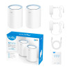 Access Point CUDY M1200 (2-Pack) AC1200 Dual Band Wi-Fi 2x 10/100Mbps Mesh-9920102