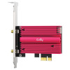 Karta sieciowa CUDY WE4000 AX5400 Wi-Fi 6/6E BT 5.2 Intel AX210NGW Radiator PCIe + Antena na kablu-9921517