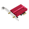 Karta sieciowa CUDY WE4000 AX5400 Wi-Fi 6/6E BT 5.2 Intel AX210NGW Radiator PCIe + Antena na kablu-9921518