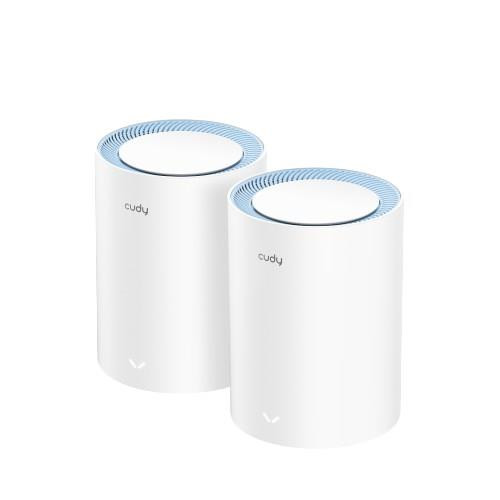 Access Point CUDY M1200 (2-Pack) AC1200 Dual Band Wi-Fi 2x 10/100Mbps Mesh-9920100