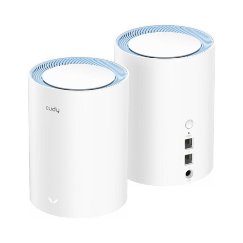 Access Point CUDY M1200 (2-Pack) AC1200 Dual Band Wi-Fi 2x 10/100Mbps Mesh-9920101