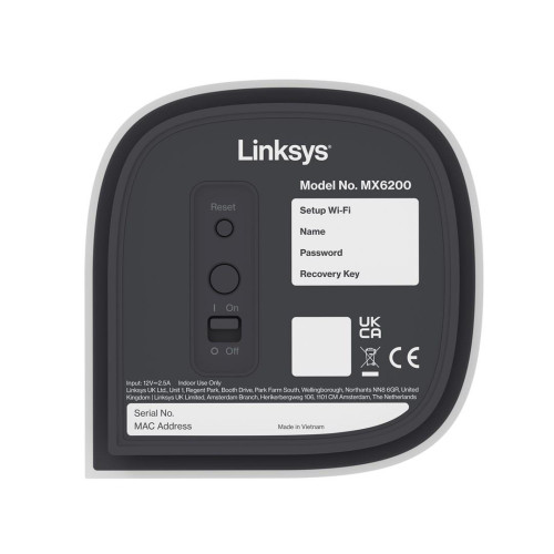 Router Linksys VELOP MX6200 AXE5400 3PK (MX6203-KE)-9920486
