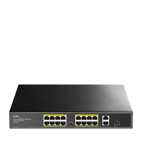 Switch CUDY FS1018PS1 16-Port 10/100M PoE+ 190W 2xGbE 1xSFP-9920716