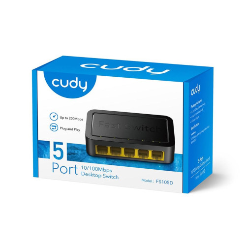 Switch CUDY FS105D 5-Port 10/100-9920721