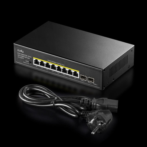 Switch CUDY GS1008PS2 8-Port Gigabit PoE+ 120W 2xSFP-9920729