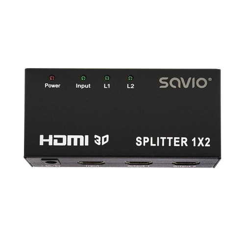 Splitter SAVIO cl-42 (HDMI; 2x HDMI)-9924685