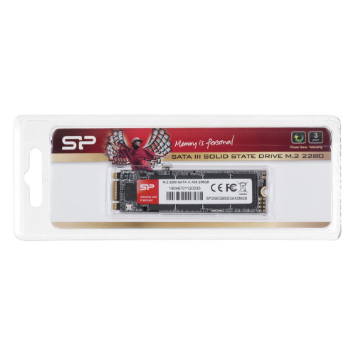 Dysk SSD Silicon Power Ace A55 256GB M.2 SATA III 550/450 MB/s (SP256GBSS3A55M28)-994206