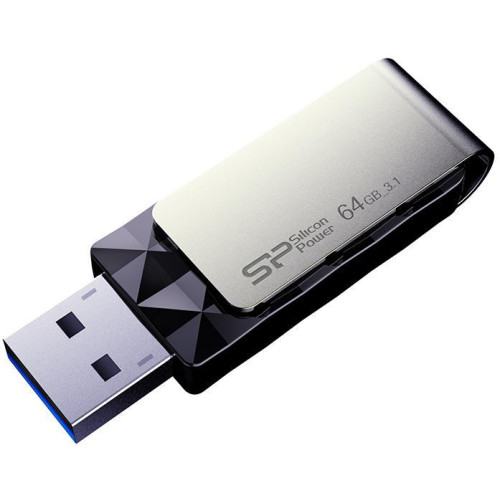 Pendrive Silicon Power Blaze B30 64GB USB 3.1 kolor czarny (SP064GBUF3B30V1K)-995944