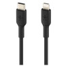 Kabel PVC USB-C to Lightning 1m Black-4440896