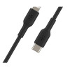 Kabel PVC USB-C to Lightning 1m Black-9966784