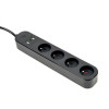 Inteligentna listwa Tuya 4xFR 2xUSB-A 1xUSB-C Czarna-9969455