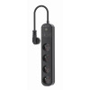 Inteligentna listwa Tuya 4xFR 2xUSB-A 1xUSB-C Czarna-9969456