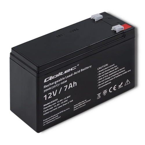 Akumulator żelowy | 12V | 7Ah | max.72A | AGM-9966033