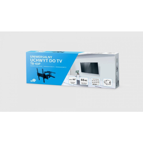 Uchwyt TV TB-43P do telewizora do 65 cali 55kg max VESA 400x400-9966146