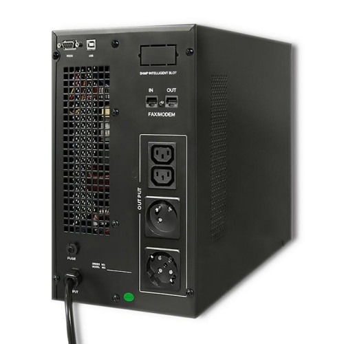 Zasilacz awaryjny UPS, on-line, czysta fala sinusoidalna, 3KVA, 2.4W, LCD, USB-9966305