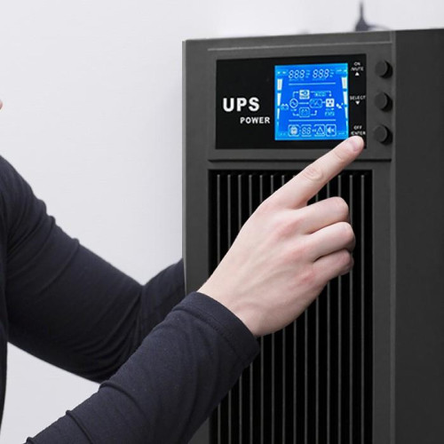 Zasilacz awaryjny UPS, on-line, czysta fala sinusoidalna, 3KVA, 2.4W, LCD, USB-9966307