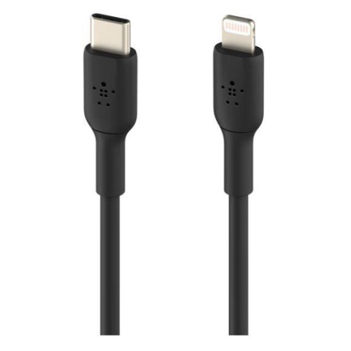 Kabel PVC USB-C to Lightning 1m Black-4440896