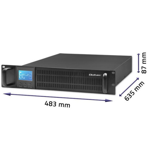 Zasilacz awaryjny UPS RACK | 2kVA | 1600W | LCD-9967193