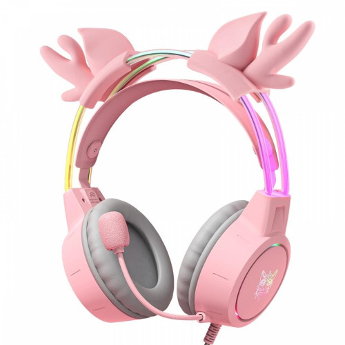 Słuchawki gamingowe X15 PRO Buckhorn różowe (przewodowe)-9968551