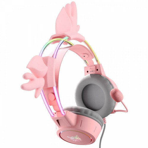 Słuchawki gamingowe X15 PRO Buckhorn różowe (przewodowe)-9968554