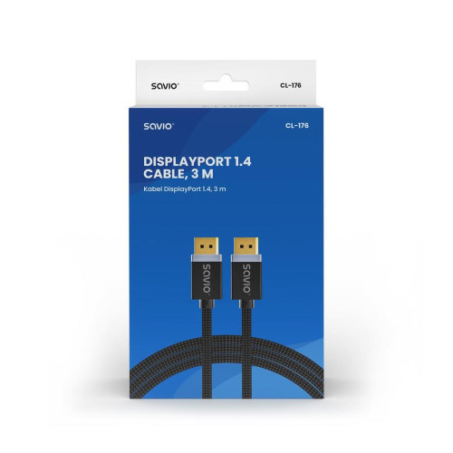 Kabel DP v1.4 (M), 8K/60Hz, FHD, 3 m, CL-176-9968775