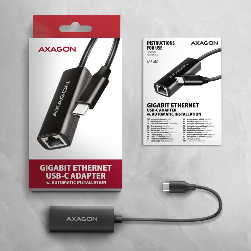 ADE-ARC Karta sieciowa Gigabit Ethernet adapter, USB-C 3.2 Gen 1, instalacja automatyczna-9969758