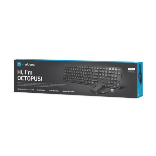 Zestaw klawiatura + mysz Octopus 2 Bluetooth + 2.4GHz-9969918