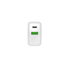 Ładowarka sieciowa Ribera 1x USB-A + 1x USB-C 20W Biała-9971223
