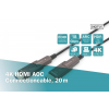 Kabel hybrydowy AOC HDMI 2.0 Premium High Speed Ethernet 4K60Hz UHD HDMI D/A HDMI D/A M/M z odłączanym wtykiem, 20m, C