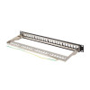 Patch panel pusty 24 porty 1U 19 cali ftp do modułów keystone czarny-9972307