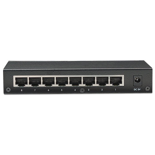 Przełącznik Gigabit 8x 10/100/1000 Mbps RJ45 Desktop Metalowy-9970729