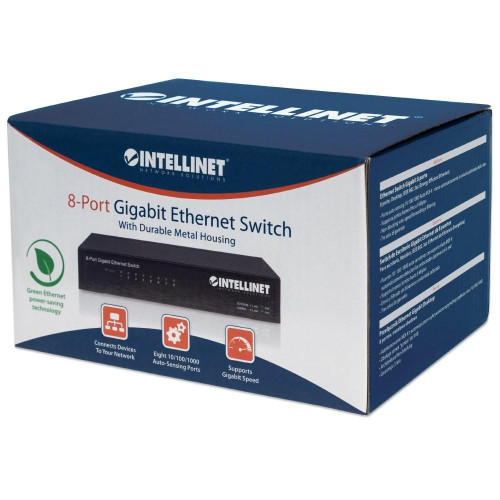 Przełącznik Gigabit 8x 10/100/1000 Mbps RJ45 Desktop Metalowy-9970731